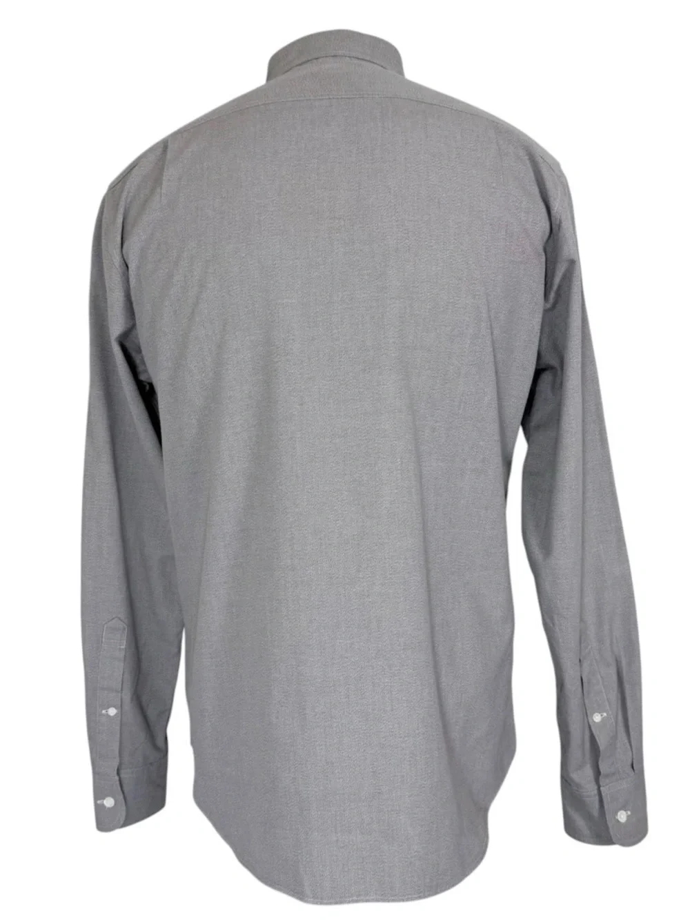 J.Crew Mens M Gray Oxford Shirt Classic Button Down Cotton Long Sleeve Pocket